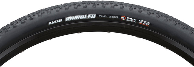 Maxxis Pneu Souple Rambler Dual SilkShield TR 28" - noir/45-622 (700x45C)