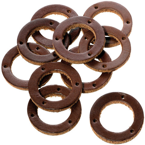 Brooks Leather Rings for Handlebar Grips - aged/universal