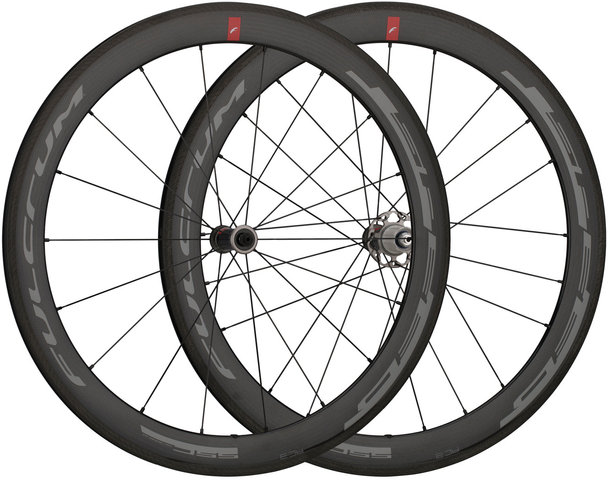 Juego de ruedas Speed 55C Carbon - negro de carbono/28" set (RD 9x100 + RT 10x130) Shimano