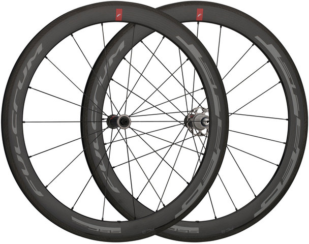 Fulcrum Speed 55C Carbon Wheelset - carbon-black/28" set (front 9x100 + rear 10x130) Shimano