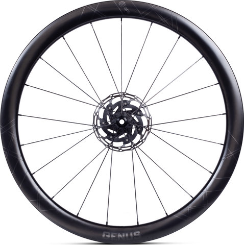 ERE Research Genus II CL45 Carbon Disc Center Lock 28" Laufradsatz - black-black/142 mm/100 mm/Shimano Road/Non Boost/Non Boost/28"