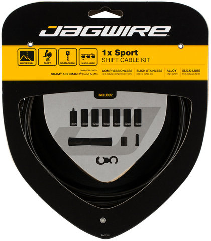 Jagwire 1X Sport Shifter Cable Set - black/universal