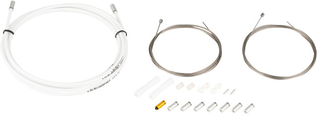 Jagwire Set de cables de cambios 2X Sport - white/universal