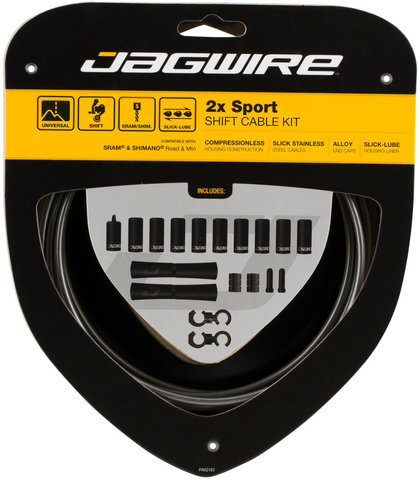 Jagwire 2X Sport Shifter Cable Set - ice gray/universal