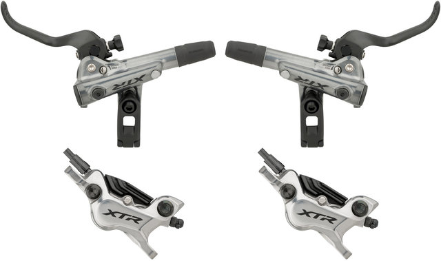 Shimano Set de Freins à Disque av+arr XTR Enduro BR-M9120 Résine J-Kit - gris/set (roue avant et arrière)