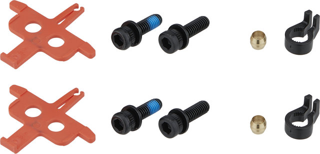 Shimano Set de Freins à Disque av+arr BR-MT420 + BL-MT401 J-Kit - noir/Ensemble/gauche/droite (spécifique)