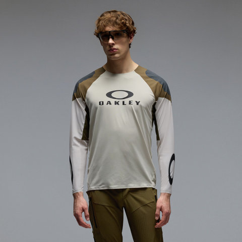 Oakley Maillot Seeker Edge LS - mist army green | M