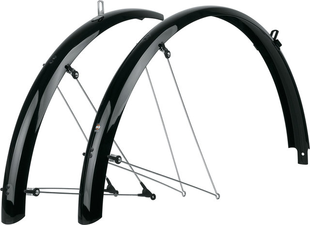 SKS Set de guardabarros RD+RT Bluemels Basic - negro-brillante | 55 mm / 28"