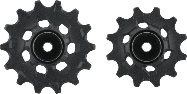 SRAM Set de engranajes de cerámica híbrido para X01 Eagle / XX1 Eagle - black/12 dientes (rueda guía), 14 dientes (rueda tensora)