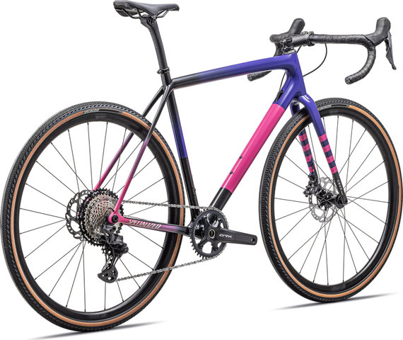 Specialized Crux Comp 28" Gravel Bike - gloss carbon-purple haze-rebel pink-birch/28"/M