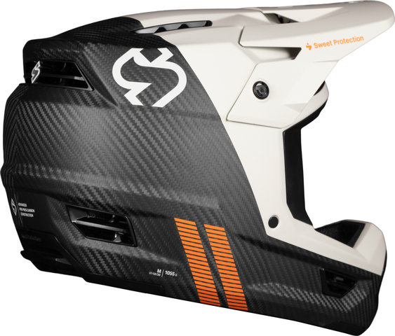 Sweet Protection Fixer Carbon 2Vi MIPS Fullface Helmet - bronco white carbon/55 - 56 cm
