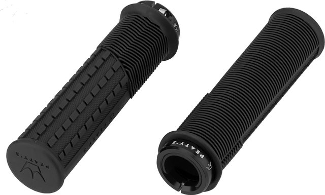 Peaty's Monarch Grips Mushroom Lock-On Handlebar Grips - black/thick
