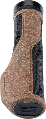 CONTEC Merge Mountain Comfort Kork Lenkergriffe - braun-schwarz | 140 mm | one size