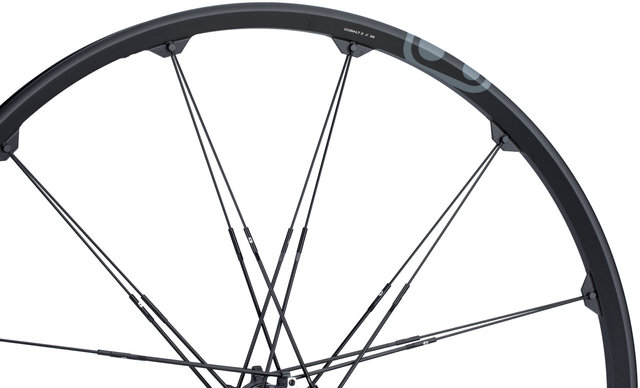 crankbrothers Juego de ruedas Cobalt 2 Disc 6 agujeros 29" - grey-black/29" set (RD 15x100 + RT 12x142) Shimano