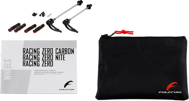 Fulcrum Racing Zero Carbon C17 Wheelset - carbon-black/28" set (front 9x100 + rear 10x130) Shimano