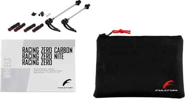 Racing Zero Carbon C17 Laufradsatz - carbon-schwarz/28" Satz (VR 9x100 + HR 10x130) Shimano