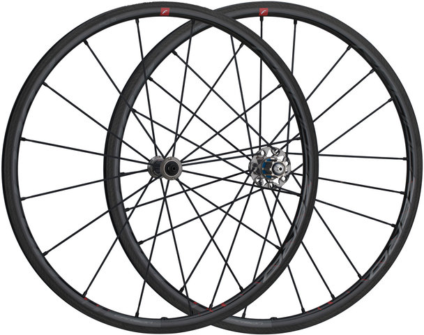 Fulcrum Racing Zero Carbon C17 Wheelset - carbon-black/28" set (front 9x100 + rear 10x130) Campy