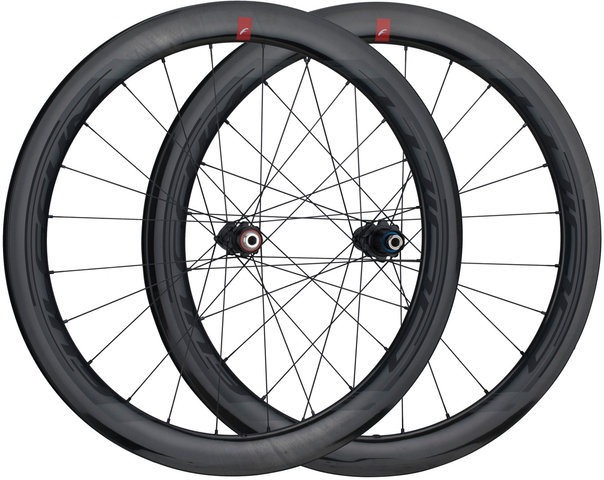 Fulcrum Wind 55 DB C19 Disc Center Lock Wheelset - black/28" set (front 12x100 + rear 12x142) Shimano