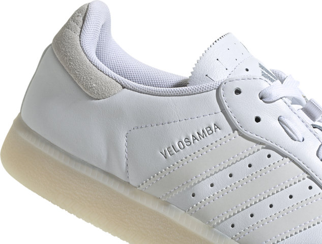 adidas Cycling Velosamba Leather Fahrradschuhe - ftwr white-ftwr white-crystal white/41 1/3