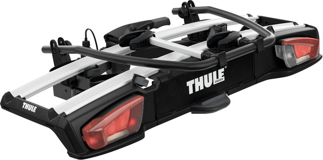 Thule Porte-Vélo VeloSpace XT 2 pour l'Attelage de Remorque - noir-argenté/universal