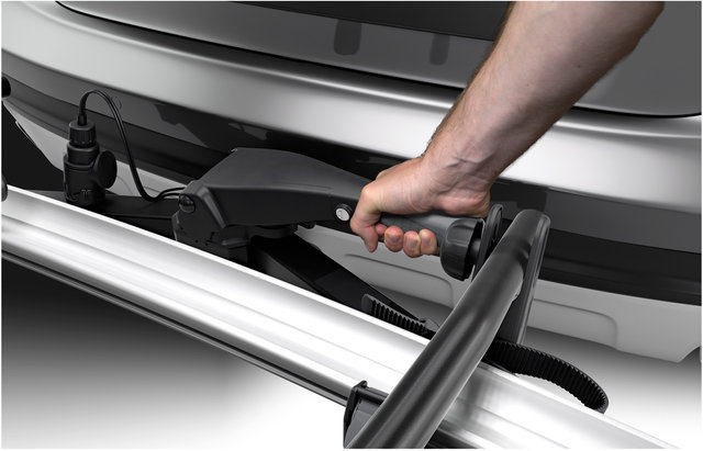 VeloSpace XT 2 Bike Rack for Trailer Hitches - black-silver/universal
