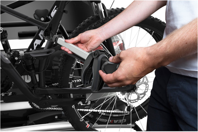 VeloSpace XT 2 Bike Rack for Trailer Hitches - black-silver/universal