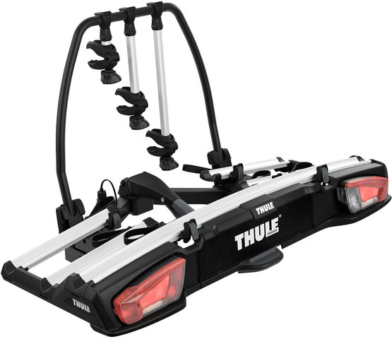 Thule Porte-Vélo VeloSpace XT 3 pour l'Attelage de Remorque - noir-argenté/universal