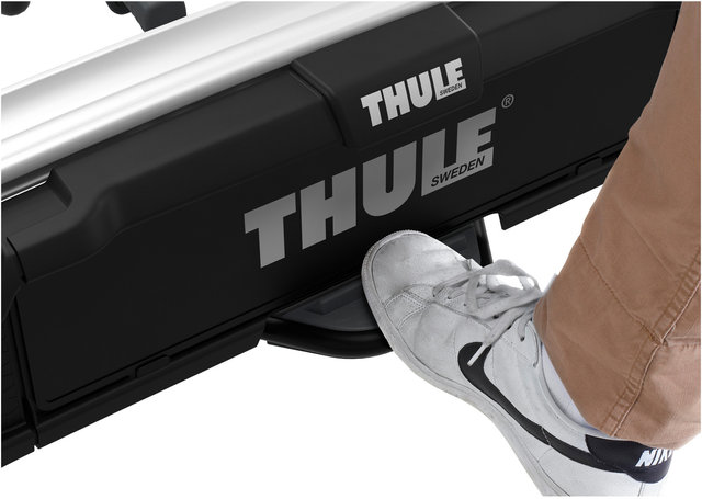 Thule Porte-Vélo VeloSpace XT 3 pour l'Attelage de Remorque - noir-argenté/universal