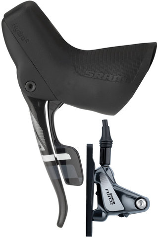 SRAM Freno de disco hidr. Force 22 FM c. manetas cambios/frenos DoubleTap® - black-grey/rueda delantera izq.