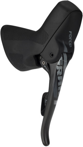 SRAM Freno de disco hidr. Force 22 FM c. manetas cambios/frenos DoubleTap® - black-grey/rueda delantera izq.