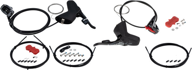 SRAM Force 22 FM DoubleTap® Hydraulic Disc Brake Set - black-grey/set (front+rear)