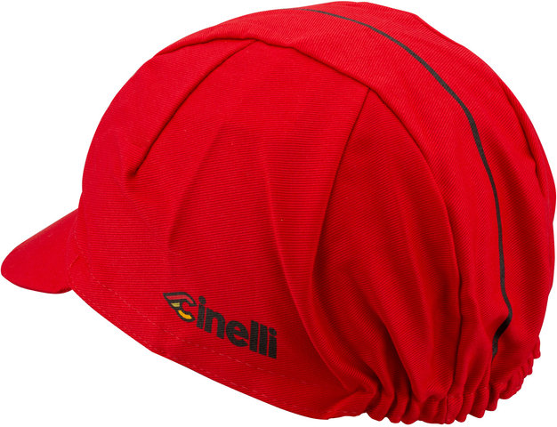 Gorra de ciclismo Supercorsa - rosso Ferrari/talla única