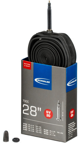 Schwalbe Cámara de aire 20 Extralight para 28" - universal/18/25-622/630 SV 40 mm