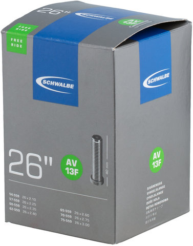 Schwalbe Chambre à Air 13F pour 26" - universal/26 x 2,1-3,0 AV