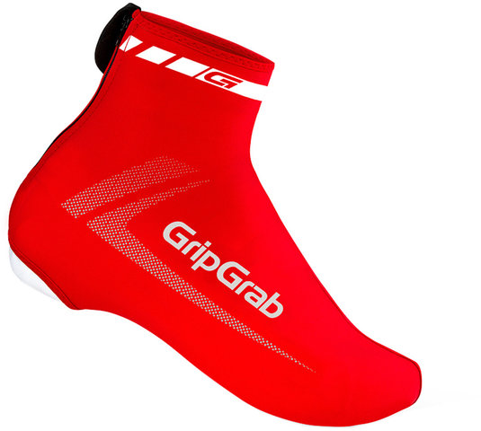 RaceAero Lightweight Lycra Shoe Covers - red/one size