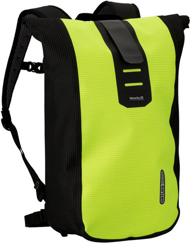 ORTLIEB Velocity High Visibility 23 L Rucksack - neon yellow-black reflective/23 Liter