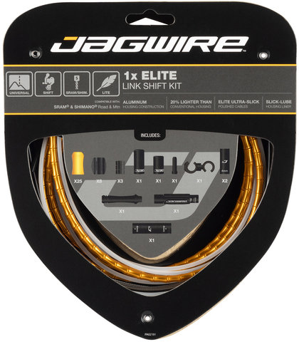 Jagwire 1X Elite Link Shifter Cable Set - gold/universal