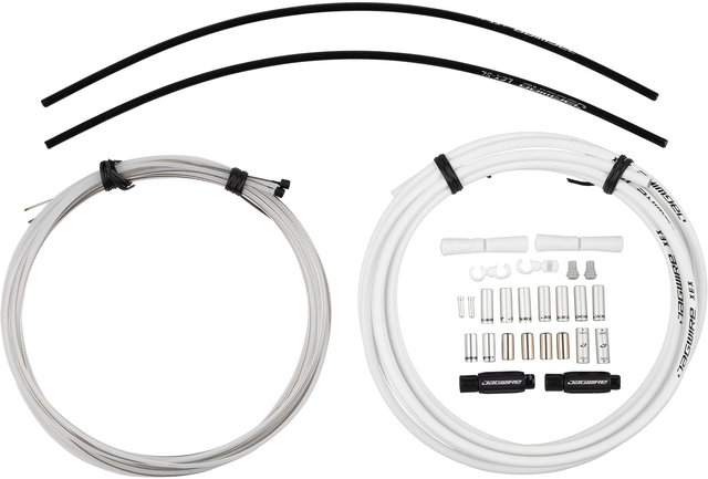 Jagwire Set de cables de cambio 2X Elite Sealed - white/universal