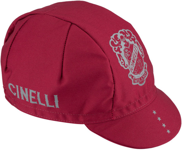 Crest Cycling Cap - burgundy/unisize