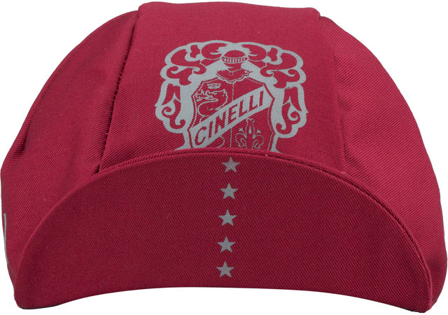 Gorra de ciclismo Crest - burgundy/talla única