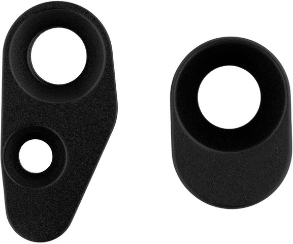 RAAW Mountain Bikes Insertions pour les Pattes de Dérailleur - black anodized/XL