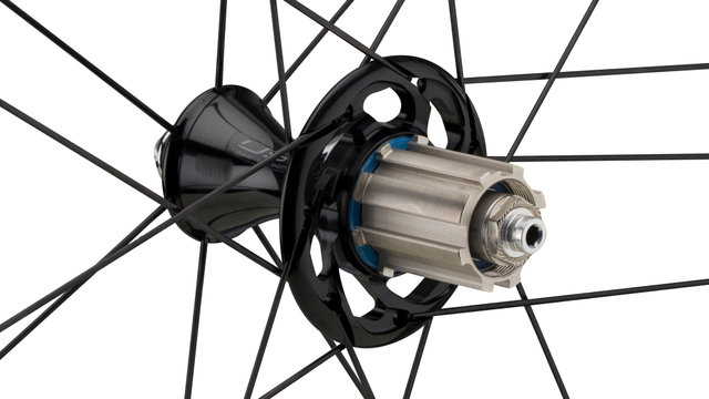 Bora WTO 60 Road 28" Laufradsatz - carbon-black/28" Satz (VR 9x100 + HR 10x130) Campa