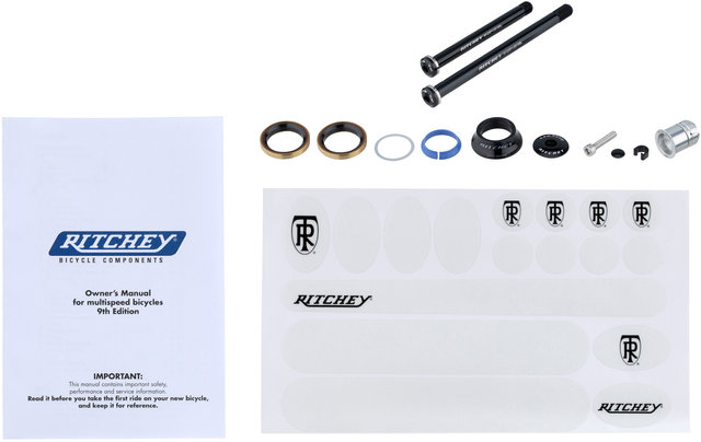 Road Logic Disc Rahmenkit - black-grey/57 cm