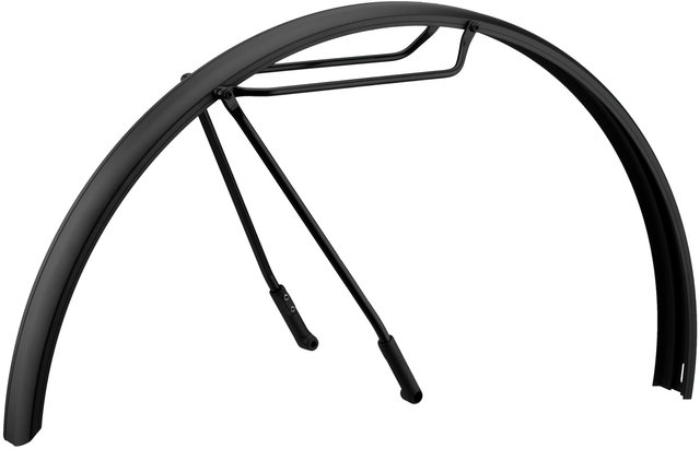 Hebie Alumee Fender-Pannier Rack System Set Front + Rear - black/52 mm / 28"