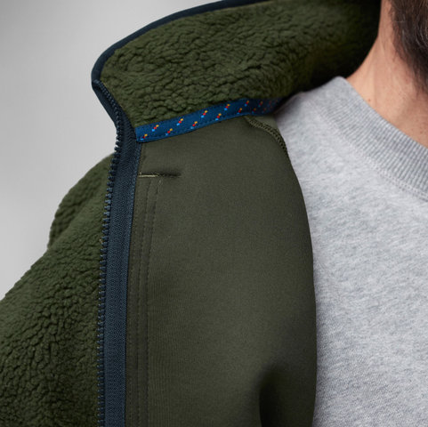 Fjällräven Vardag Pile Fleeceoberteil - deep forest | L