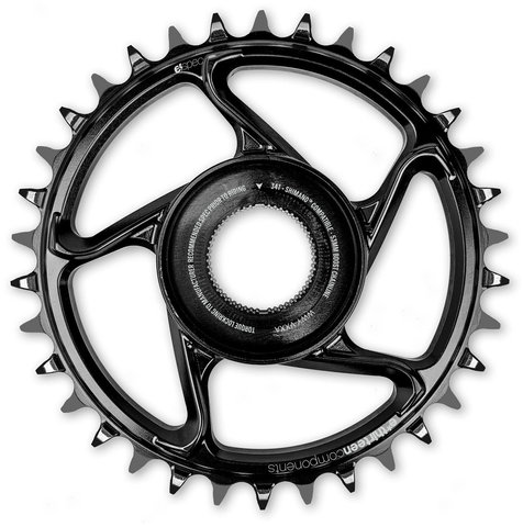 e*spec Aluminium Direct Mount Shimano E8000 Chainring - black/34 tooth