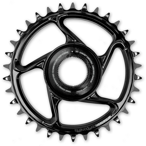 e*spec Aluminium Direct Mount Shimano E8000 Chainring - black/34 tooth