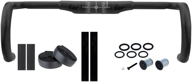 tune Kit de Guidon Route Carbone - noir-noir/42 cm