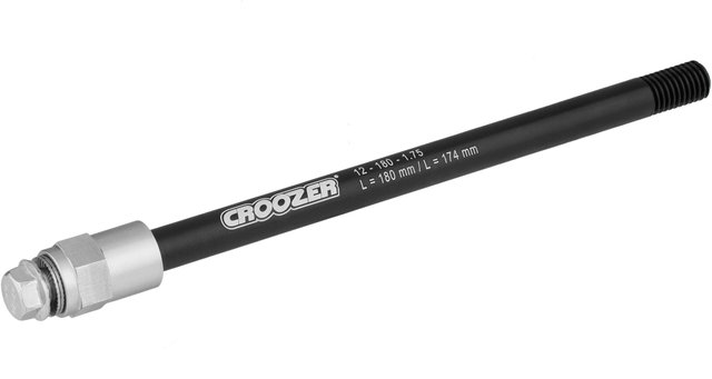 Croozer Adaptador de eje pasante A - black/12 x 180 mm / 1,75 mm