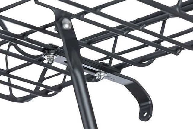 Basil Portland bike basket - matte black/25 l